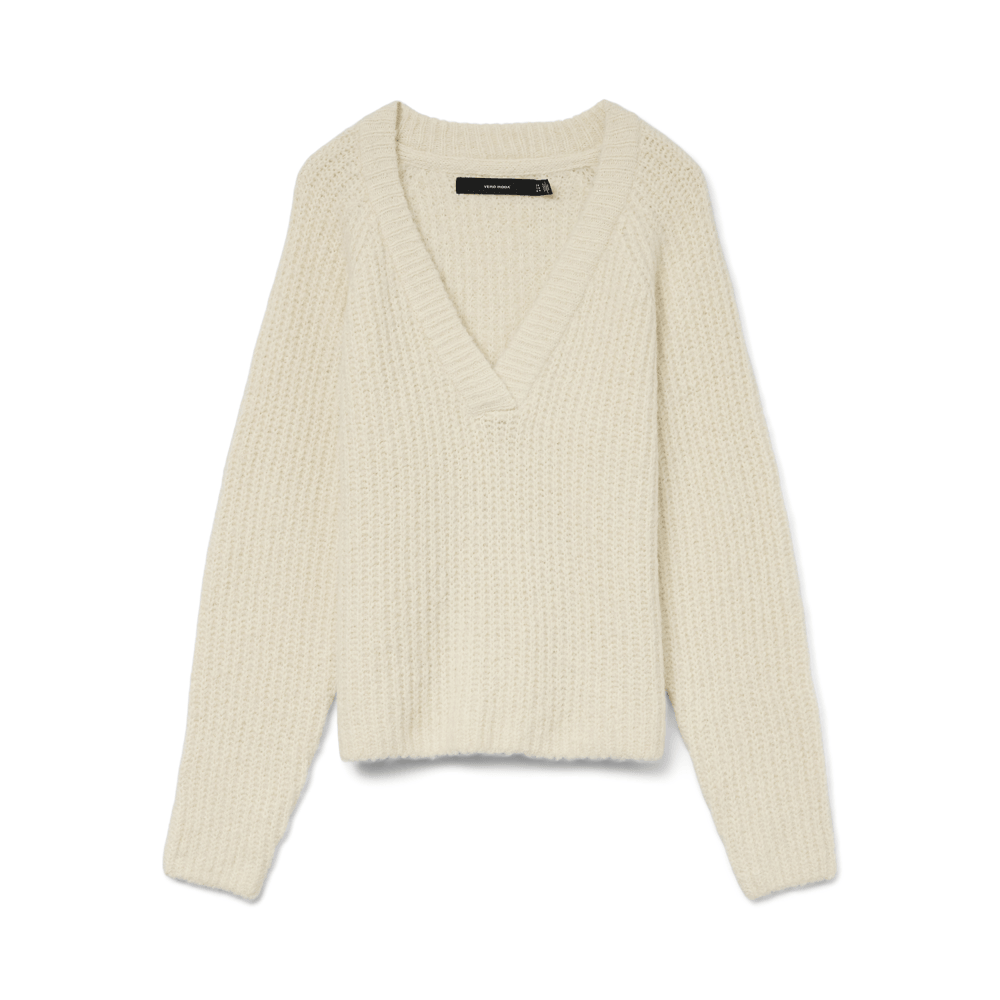 Vero Moda Novah V Neck Ribbed Pullover
